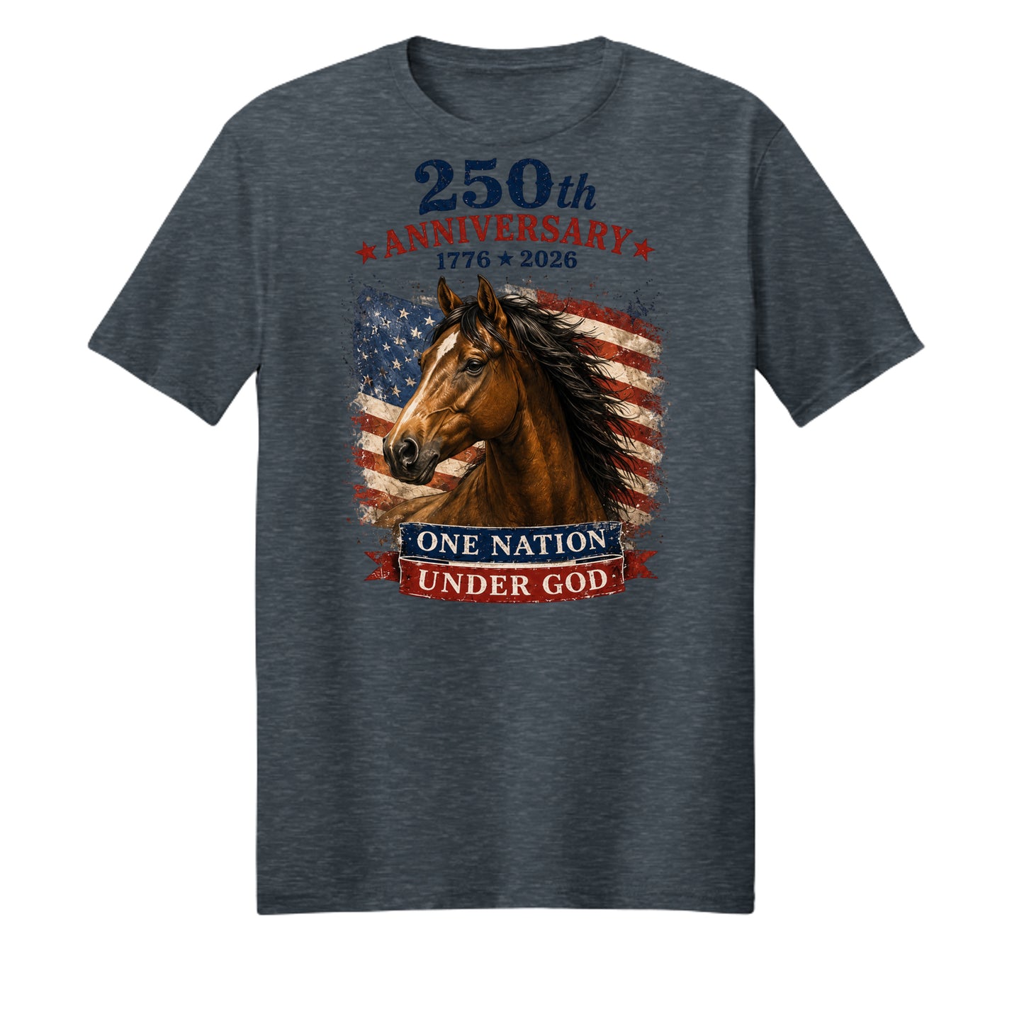 Heather Navy - 3000 - FRONT