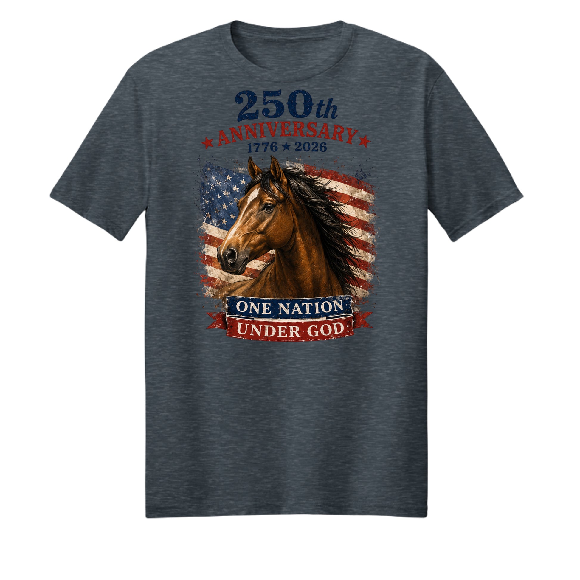 Heather Navy - 3000 - FRONT